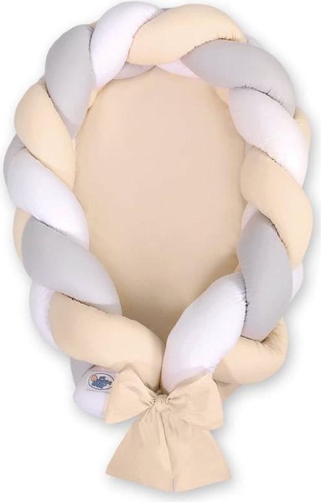Geflochtenes Babynest 2-in-1 – Kokon – multifunktional und antiallergisch für zusätzliche Sicherheit