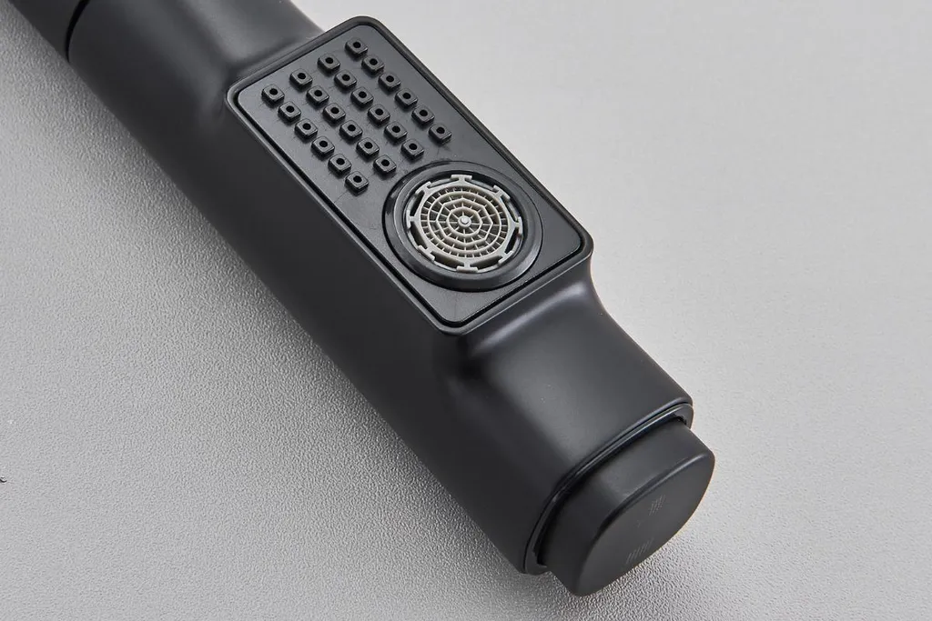 Miscelatore FILO Nero 360° con Doccetta Estraibile | Alta Qualità - 4