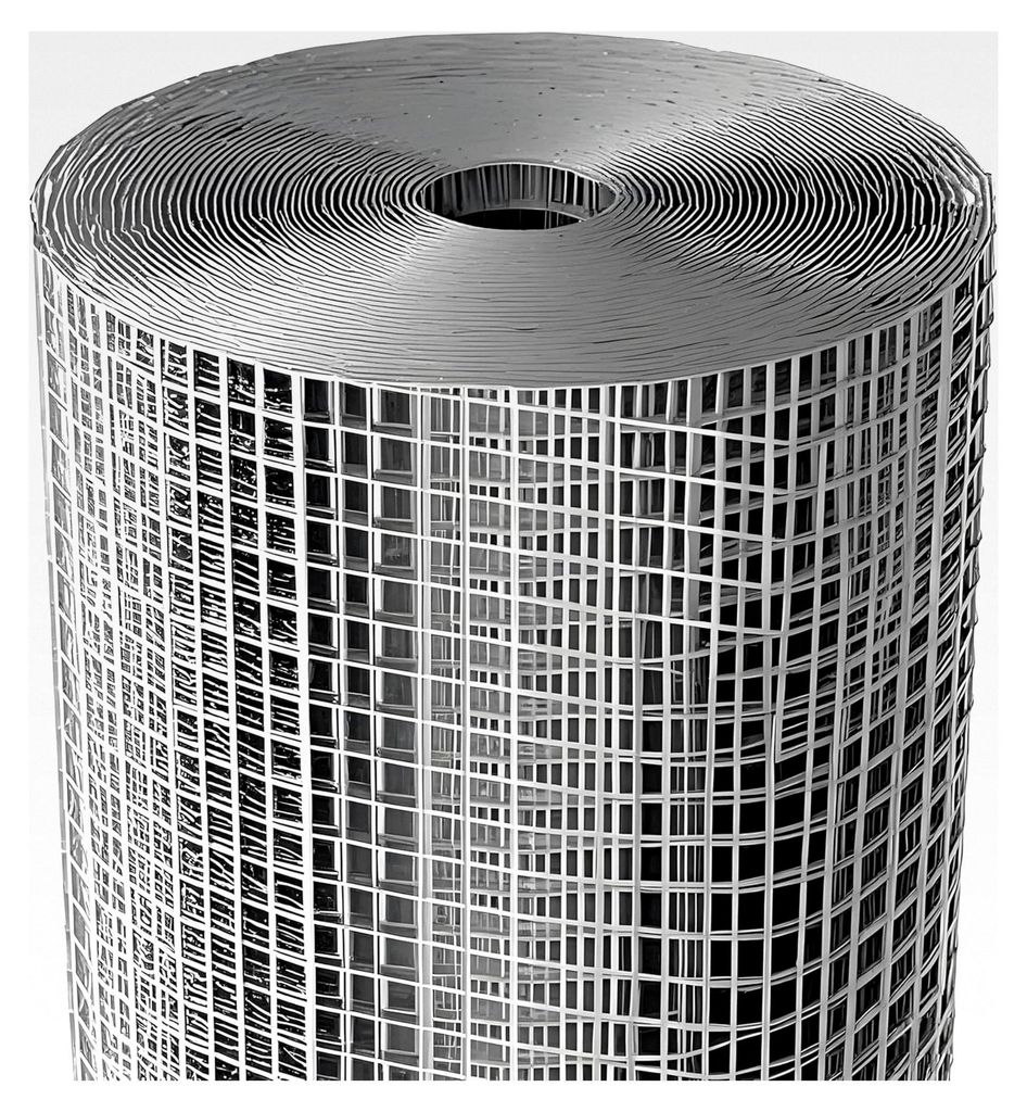 Wühlmausgitter 1,2m x 15m aus verzinktem Volierendraht, 6,3mm Maschenweite, rostfrei