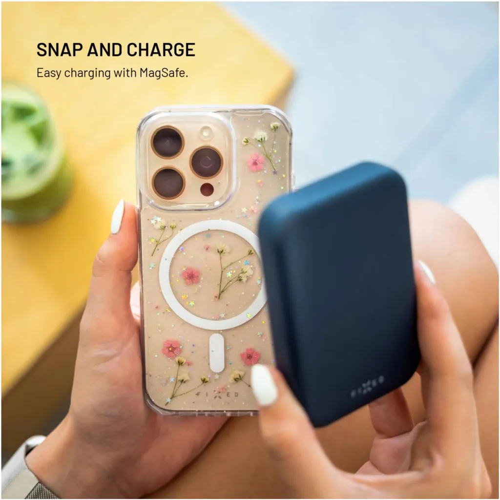 Housse de protection MagSafe iPhone 17 Air FIXED MagBloom Fleur Prune - 4