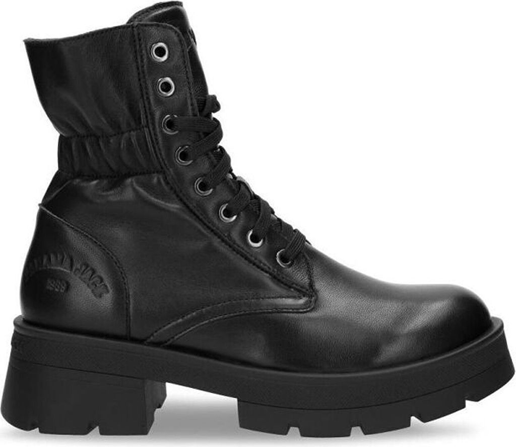 Panama Jack Damen Schnürstiefeletten Clementine 27453-37, 27453-38, 27453-39, 27453-40, 27453-41 PAN-Clementine schwarz 39