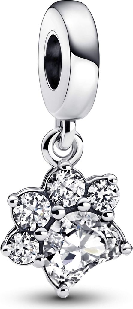 Pandora Paw sterling silver dangle with clear cubic Produktbild 