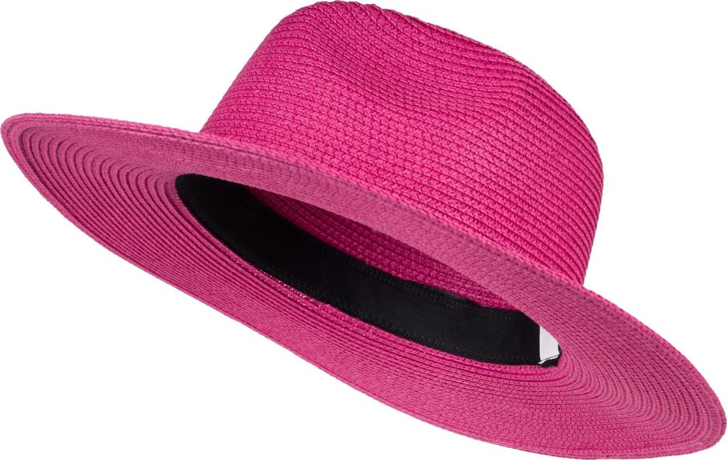 styleBREAKER Damen Panama Sonnenhut aus Papierstroh | Faltbarer Knautschhut mit breiter Krempe | Sommer Fedora Hut für Strand und Festival
