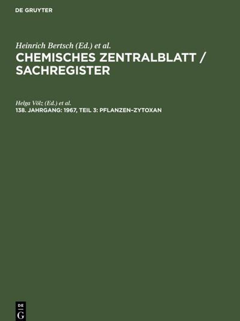 1967, Teil 3: Pflanzen-Zytoxan