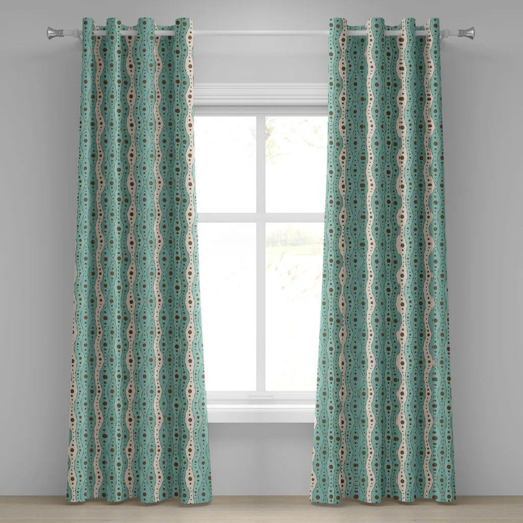 Tenda Artistica ABAKUHAUS Turchese Pois - Atmosfere Mediterranee 280x245