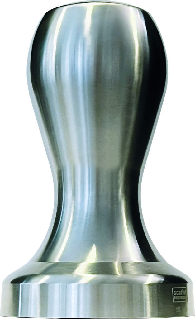scarlet espresso | Tamper »Solido Affilato« inox sharp edge CNC präzisionsgefertigt, Edelstahl, massiver Profitamper, Größe:Set (58 mm + Tampe...
