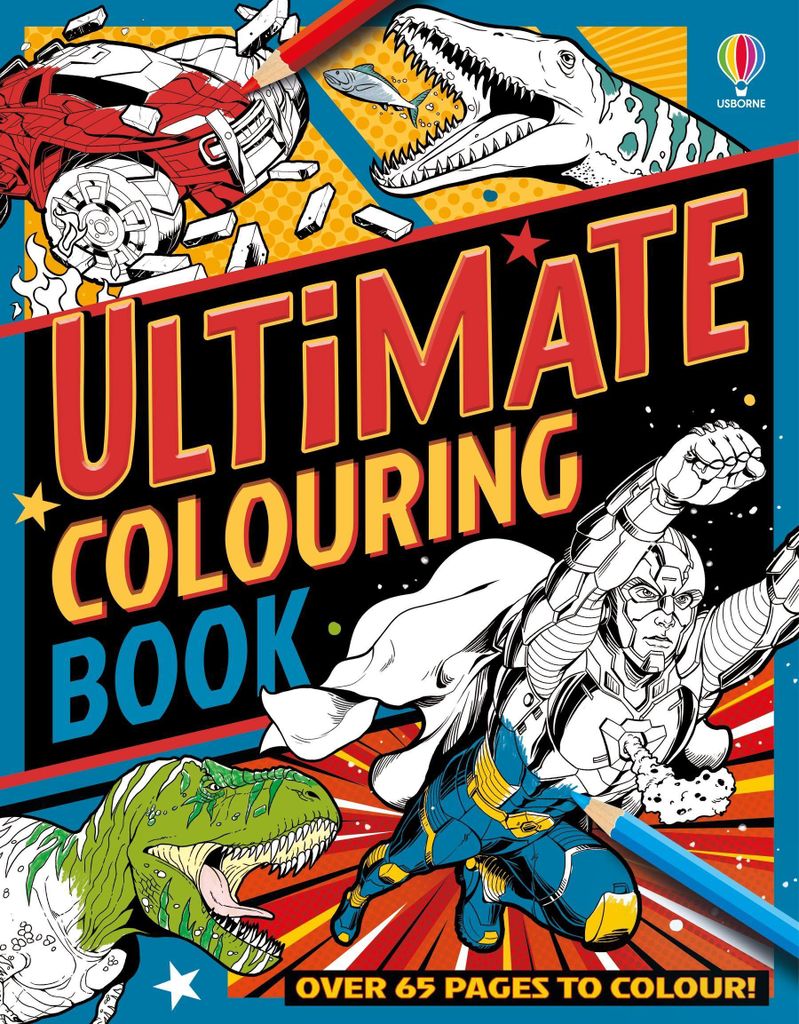 Usborne Publishing Ultimate Colouring Book, 72 Seiten