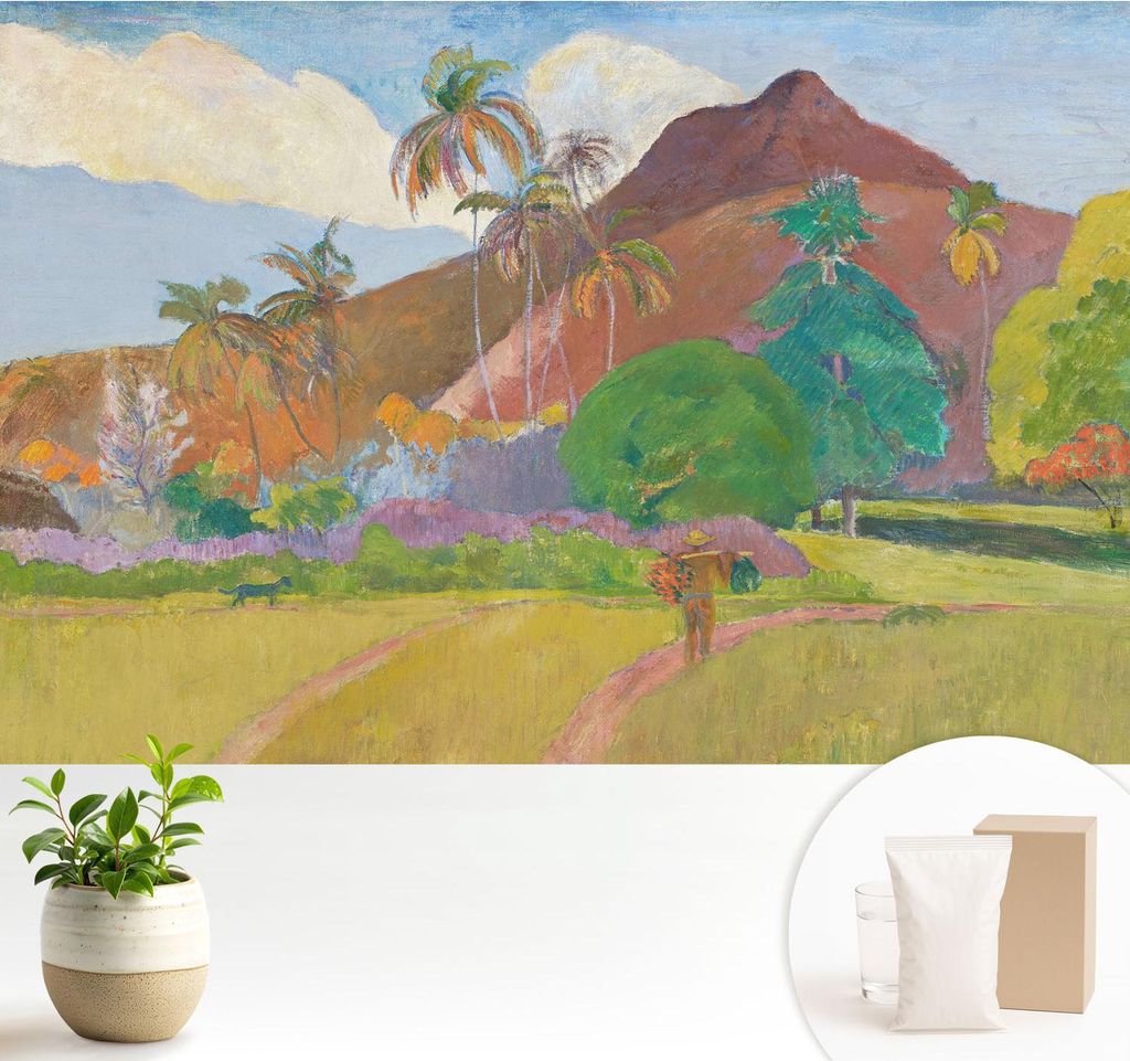 Fototapete - 104x70 cm - Tapete - Wandtapete - Wandbilder - Dekofolie - Tapete Folie - Wand - Dekoration - Wohnzimmer - Exotische Natur