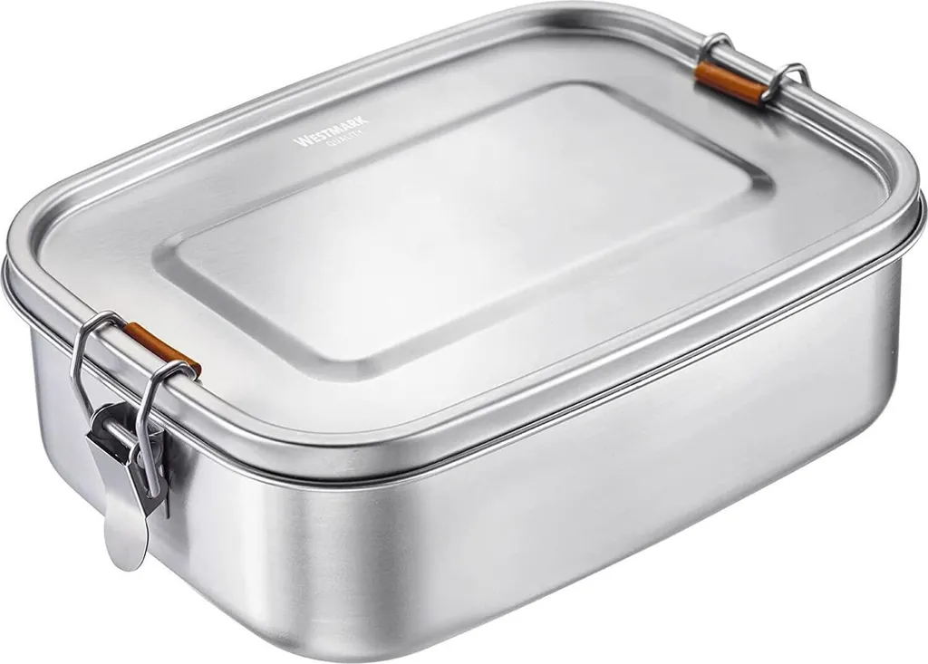 WESTMARK 23592270 Lunchbox Viva Maxi 6,5 cm hoch silber 1500 ml