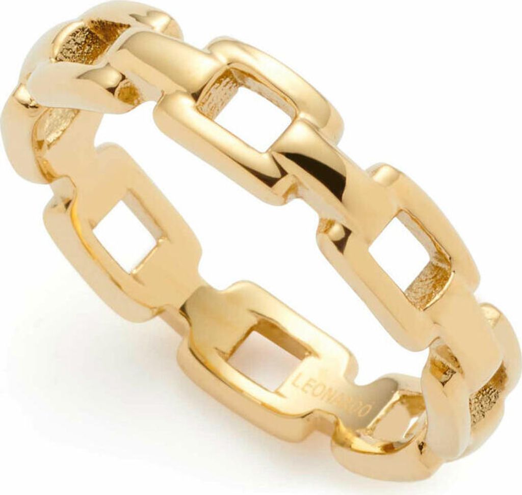 Leonardo Ring Rocky Ciao für Damen aus Edelstahl, gold