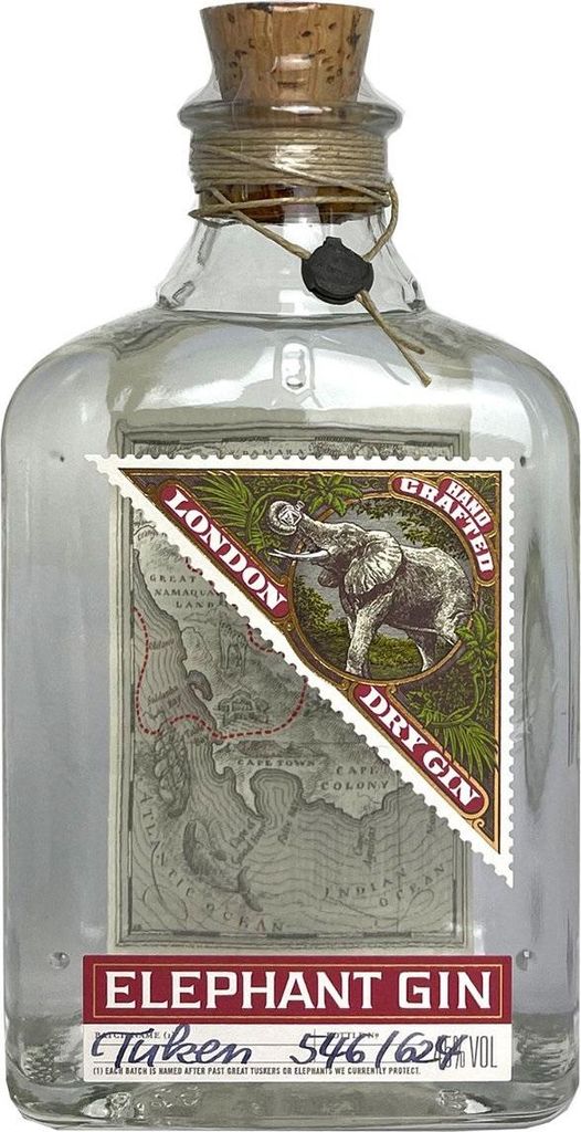 Elephant London Dry Gin | 45 % vol | 0,5 l Immagine del prodotto 