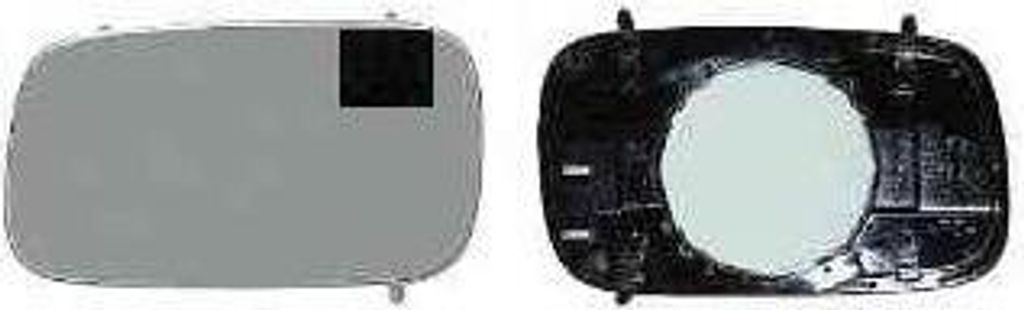 Van Wezel Außenspiegelglas rechts beheizbar für VW Passat