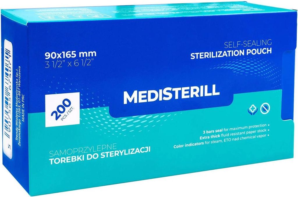 Vrecká MEDISTERILL na sterilizáciu nástrojov v autokláve, Obrázok produktu 