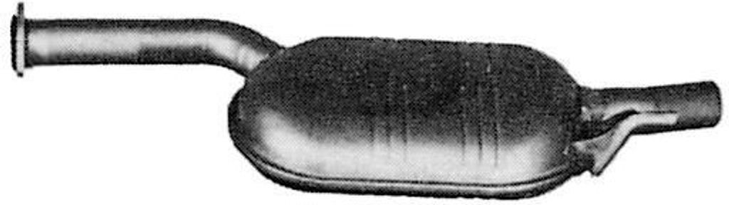VEGAZ MS-197 Mittelschalldämpfer Schalldämpfer passend für MERCEDES-BENZ E-Klasse T-modell (S124)