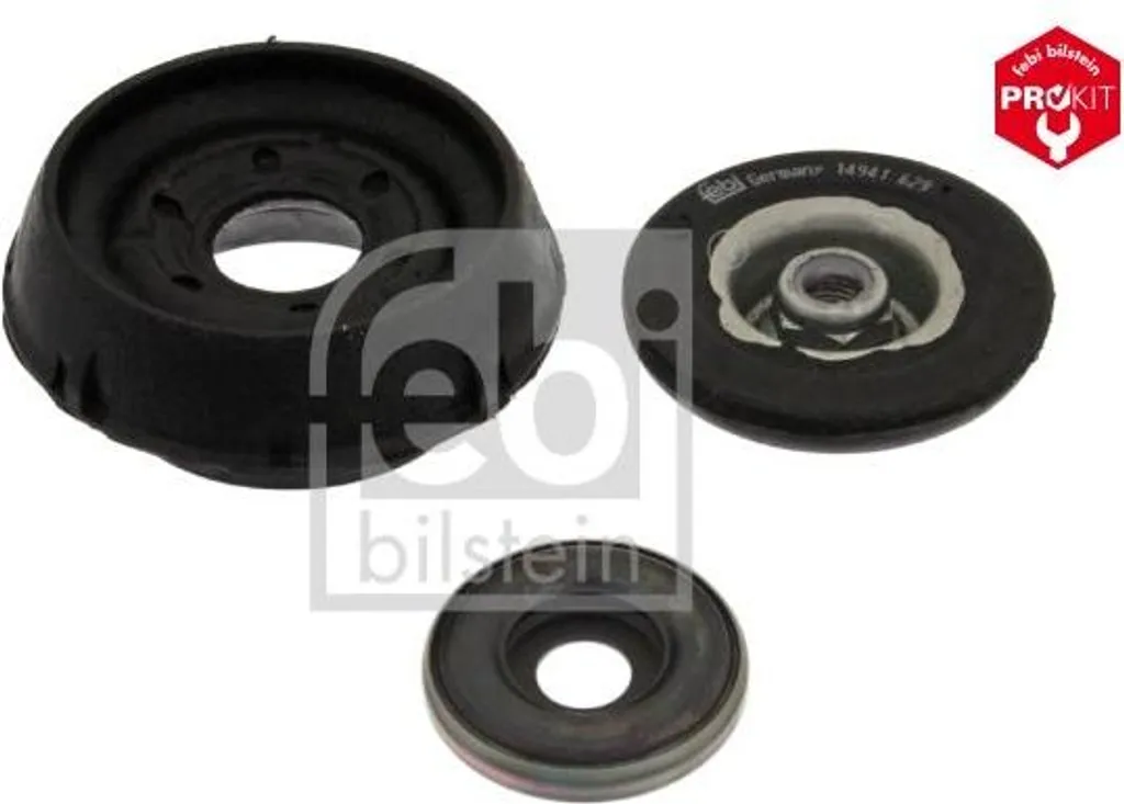 Palier de suspension FEBI 37597 robuste en caoutchouc-métal OE 543A00300R