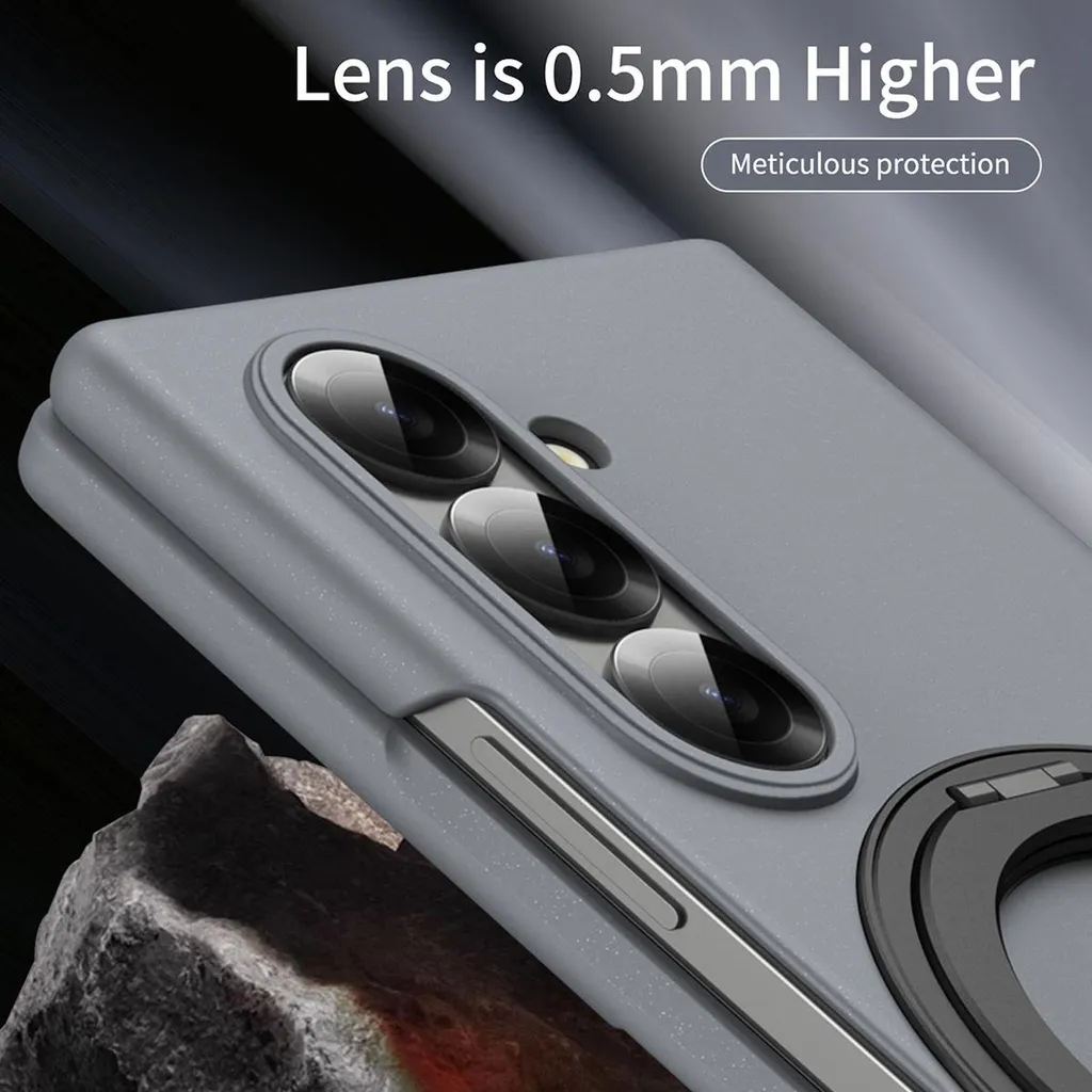 OFFERTA Cover Galaxy Z Fold7 5G Thunderbolt Grigio - Anello 360° - 4