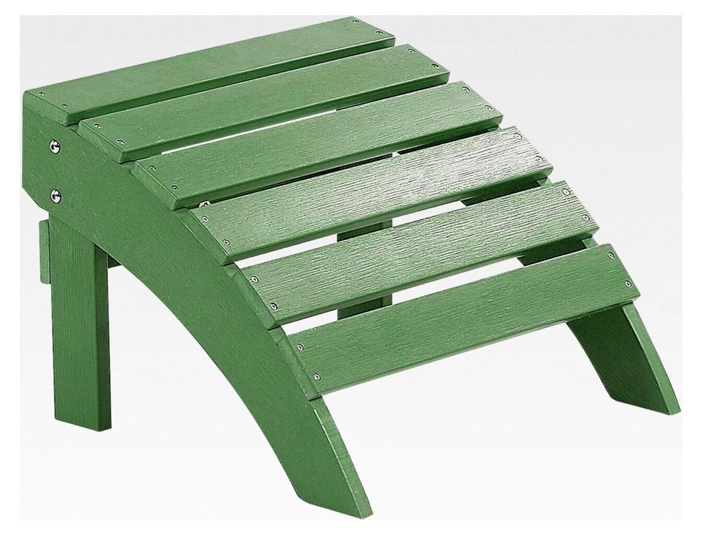 Fußhocker aus Kunstholz in Grün für Adirondack Gartenstuhl