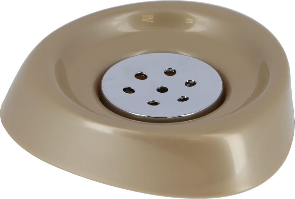 Tendance Seifenschale taupe Polypropylen 12,5x12,5x2,5 cm Badezimmer Dekoration