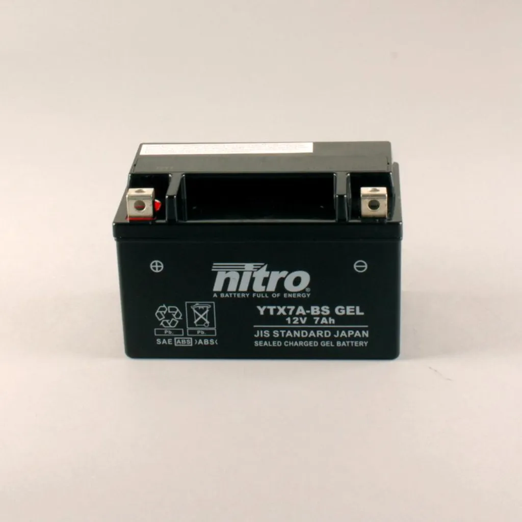 Batterie NITRO NTX7A SLA WC Gel 12V 6Ah 105A performance garantie