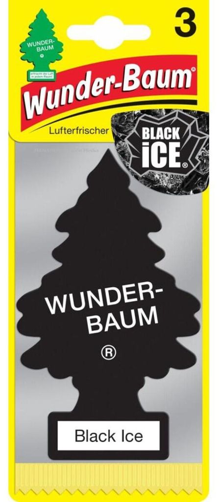 Wunder-Baum Black Ice, Schwarz, Auto, 3 Stück(e) Produktbild 
