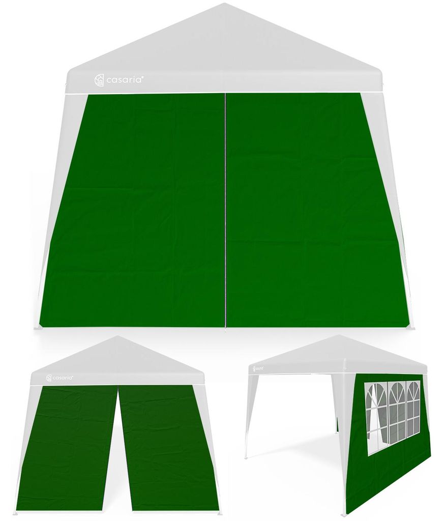 CASARIA 2x Seitenteilen für Pavillon 3x3m Grün Produktbild 
