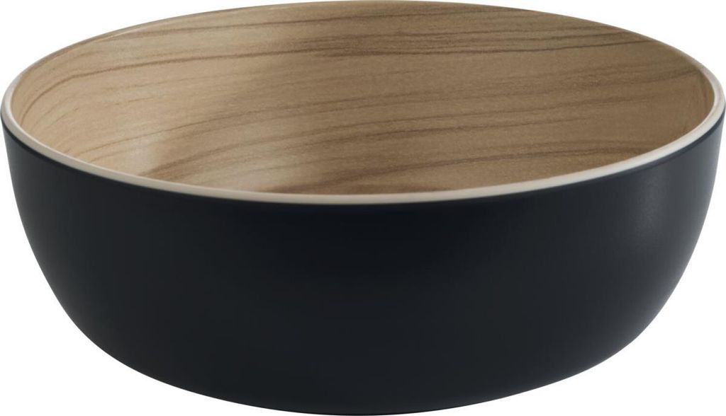 APS Frida Schale Holzoptik/schwarz, Inhalt: 1,80 Liter, Image du produit 