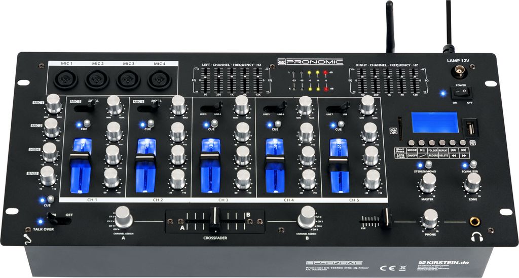 Pronomic DX-165REC MKII DJ-Mischpult