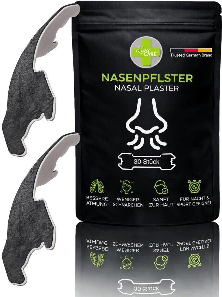 LisaCare Pflaster - Tape für die Nase - 30 Stück - Nose Produktbild 