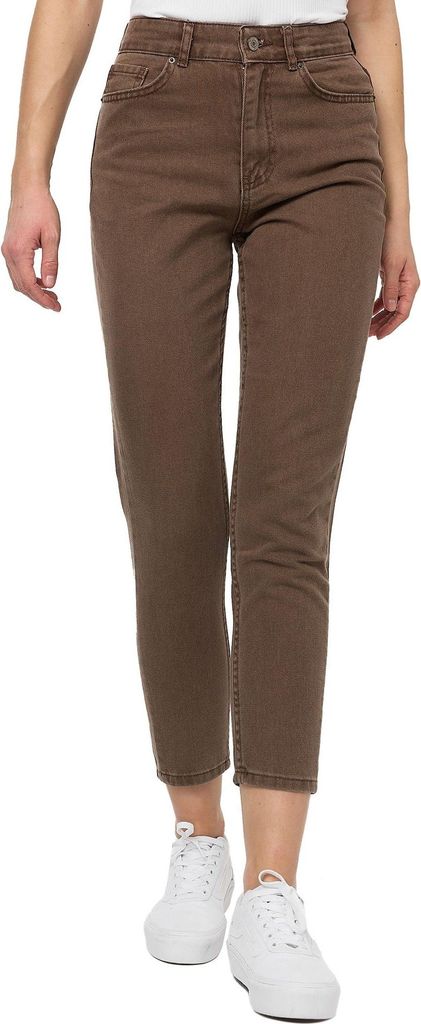 Tazzio Damen Mom Fit Jeans F129 (Cinnamon, 40)