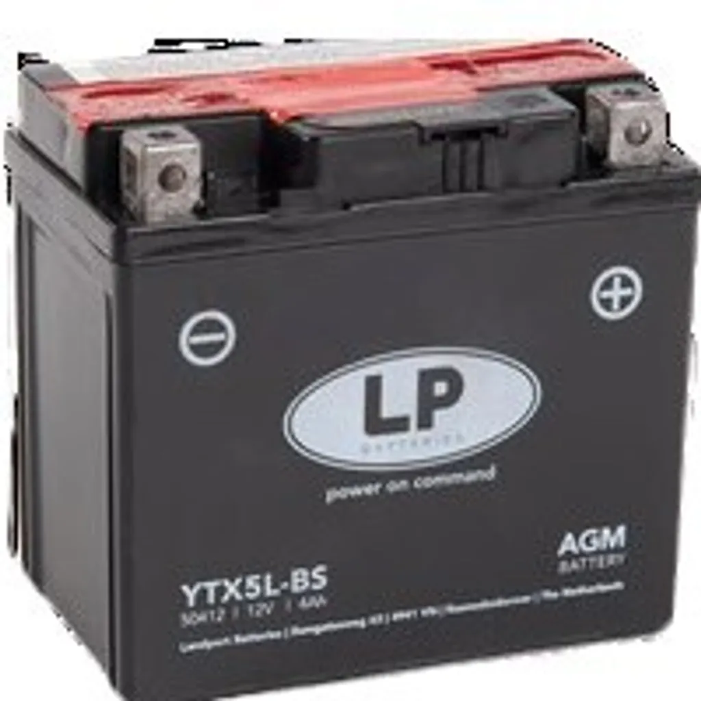 Batterie étanche AGM YTX5L-BS anti-vibrations pour motocross