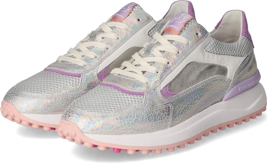 Floris van Bommel Sneaker Low noppi Damen 31373738323038 Silber 38 EU