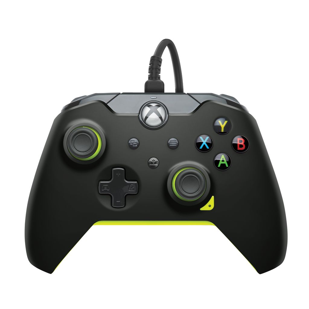 PDP Kabelgebundener Controller: Electric Black Für Xbox Produktbild 