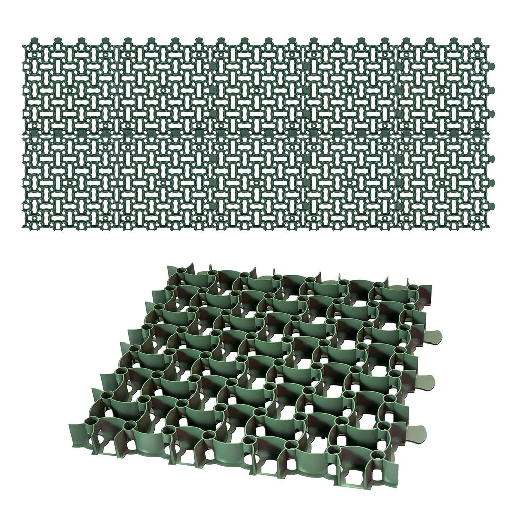 BigDean 10x Rasengitter Paddockplatte 50x50 cm Rasenmatten Produktbild 