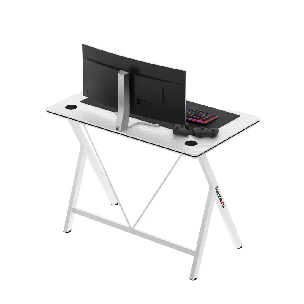 Offerta Scrivania Computer Huzaro Hero 1.4 Bianca | Tavolo PC Robusto - 10
