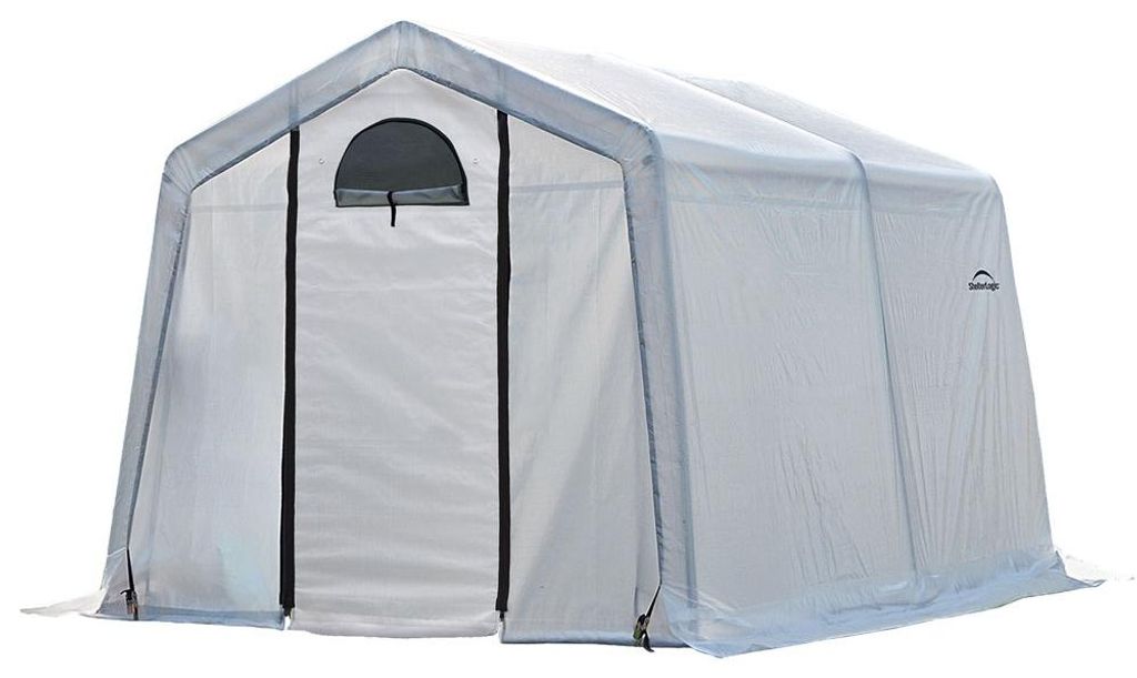ShelterLogic Foliengewächshaus Weiß 305x298x249 cm Produktbild 
