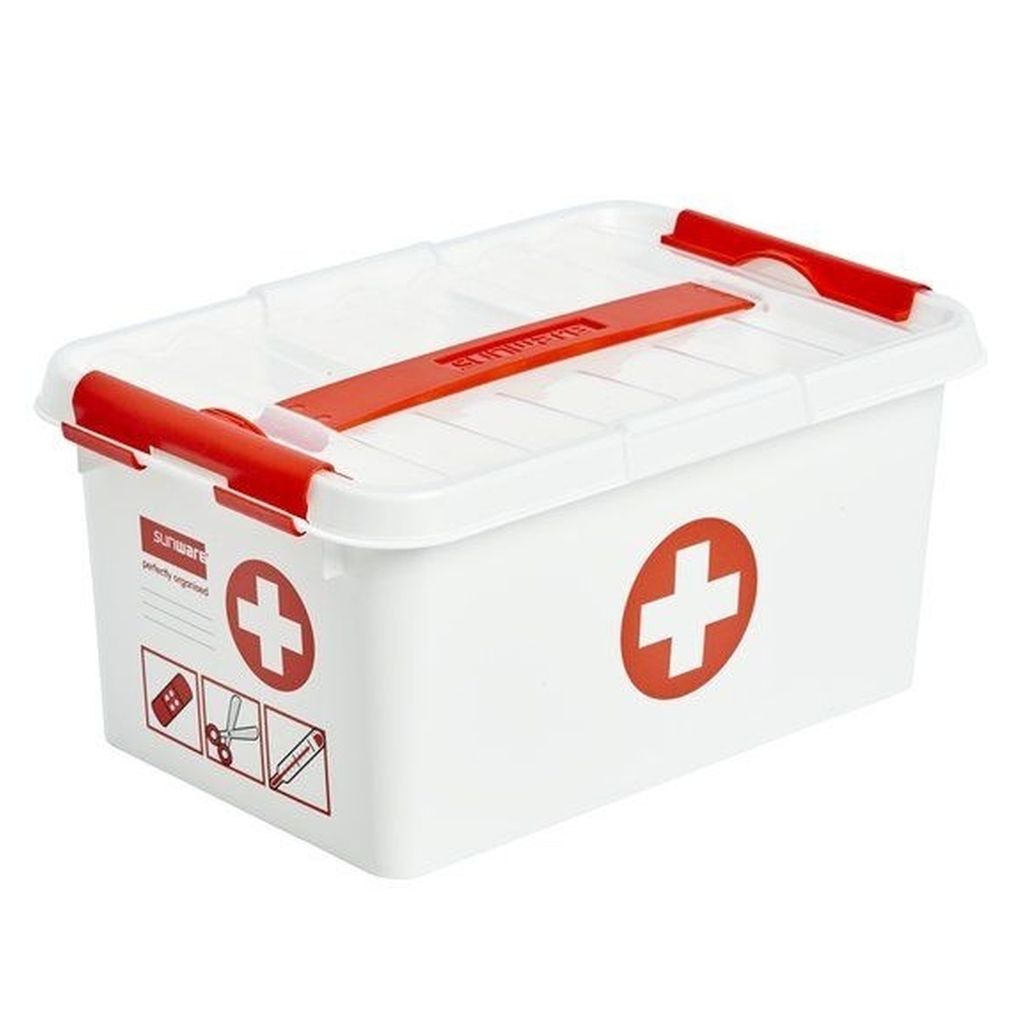 Sunware 8711112792197, Aufbewahrungsbox, Rot, Weiß, Produktbild 