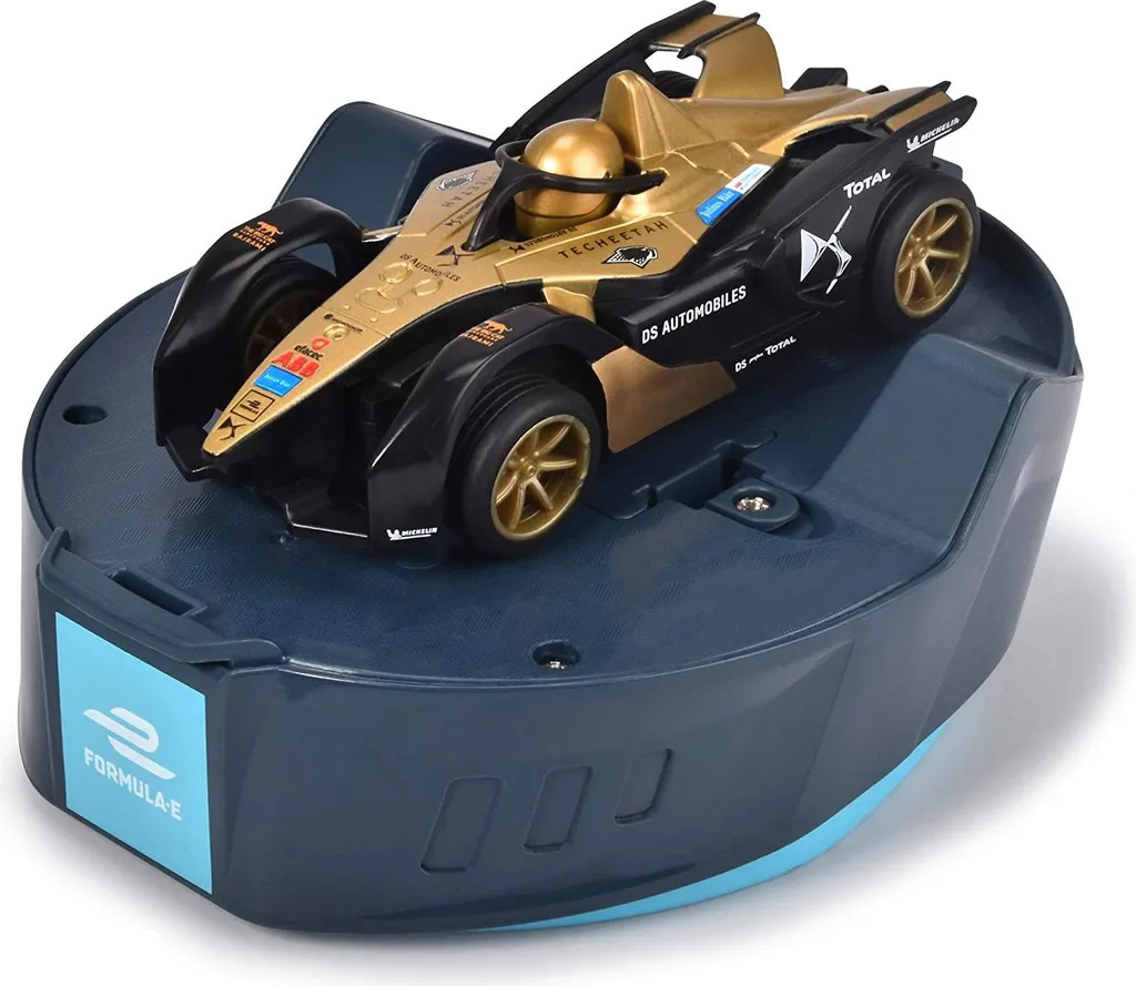 Mini Voiture RC 6 km/h Formula E avec Câble de Charge Intégré