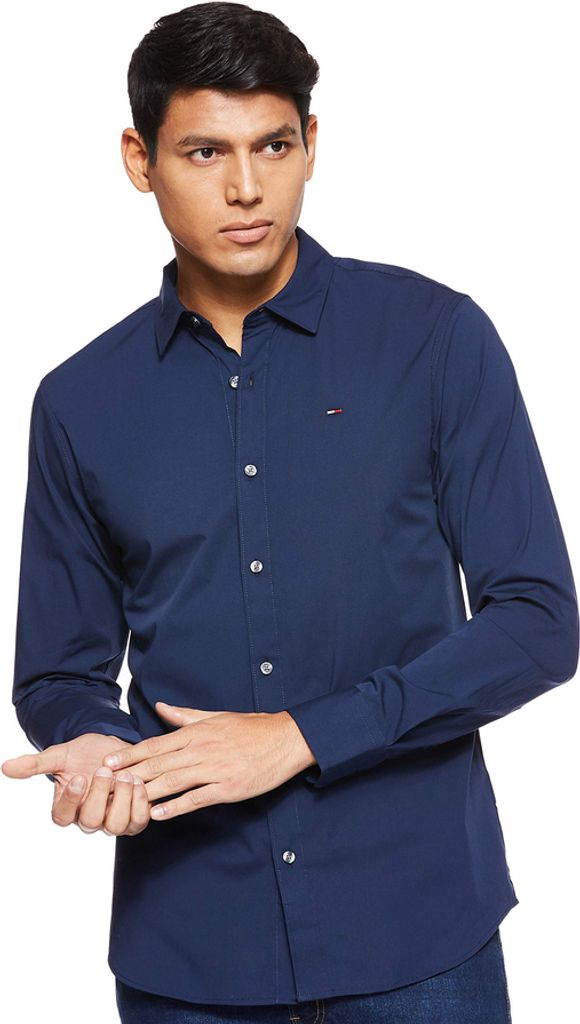 Tommy Jeans Lange Ärmel Schwarz Blau SMK TJM Original Produktbild 