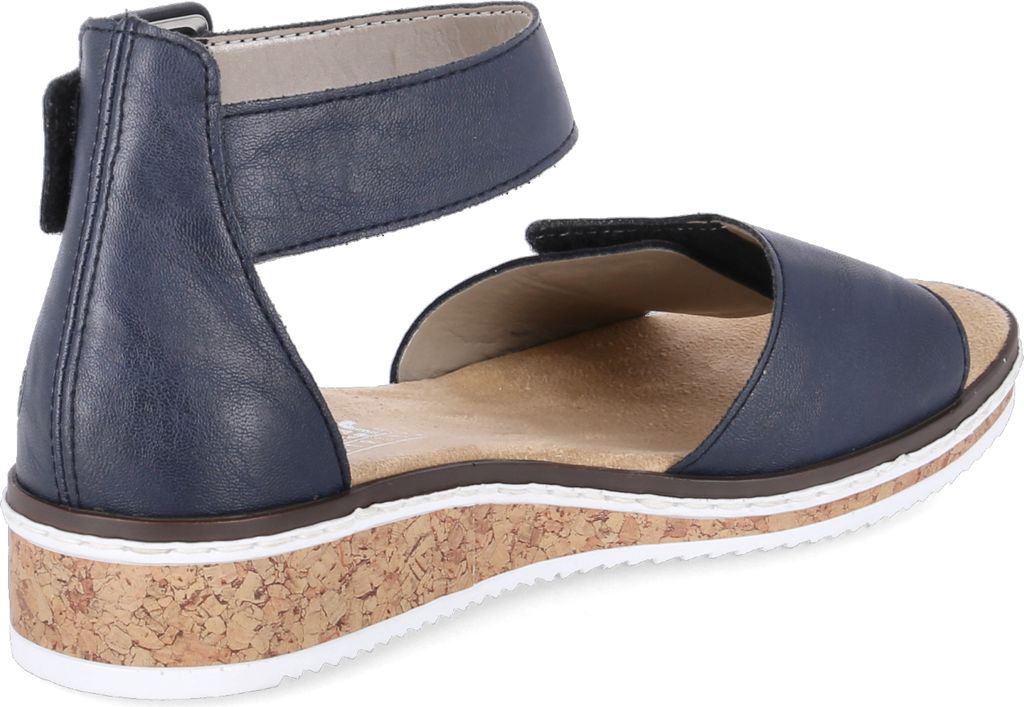 Rieker Damen Sandalen geschlossene Ferse Klettverschluss Produktbild 19