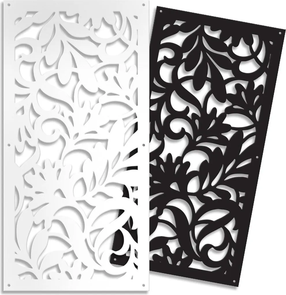 OFFERTA Pannello FIORI PVC 50x150 Bianco | Prezzo Stock Divisorio