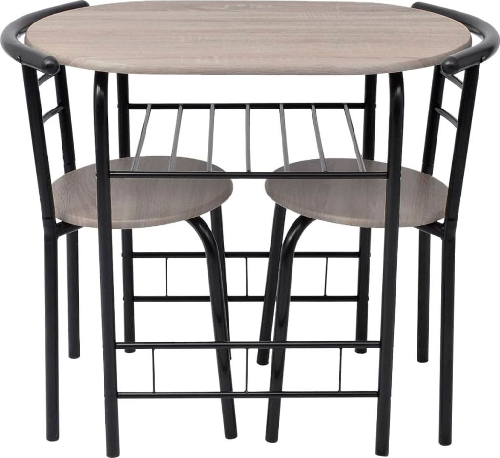 vidaXL Frühstückstisch Bar-Set MDF Produktbild 2