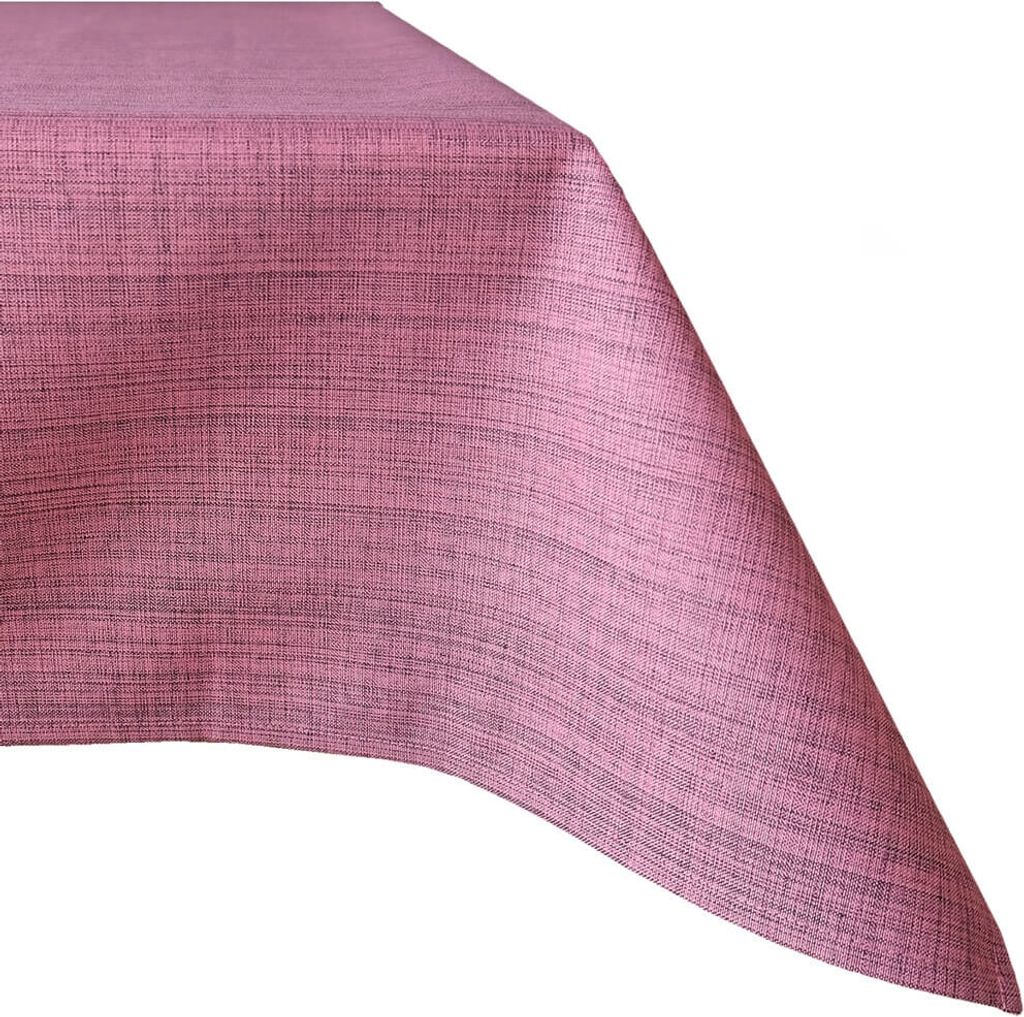 Outdoor Garten-Tischdecke pink rechteckig 130x160 cm abwaschbar