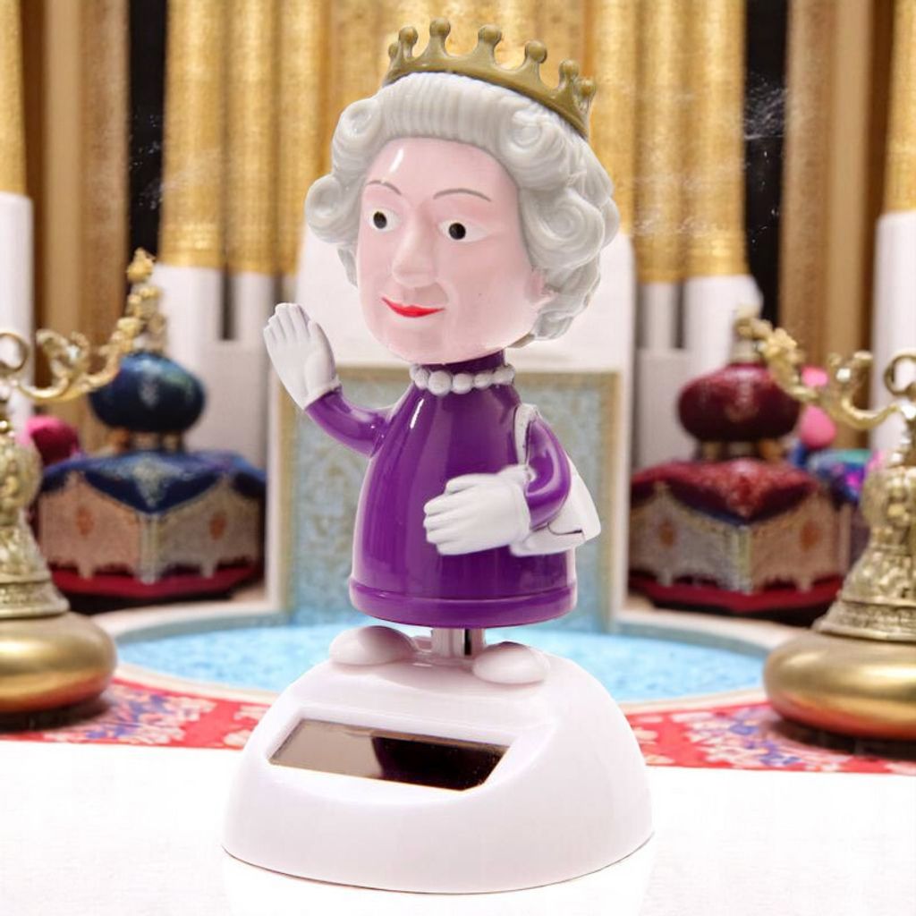 Solar-Wackelfigur Queen Zdjęcie produktu 