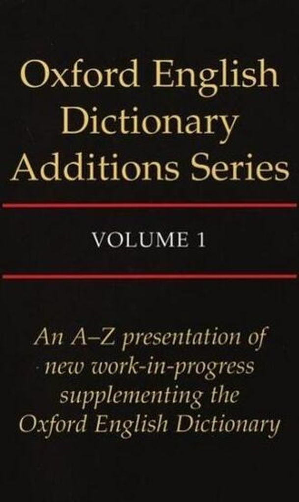 Oxford English Dictionary Additions Series