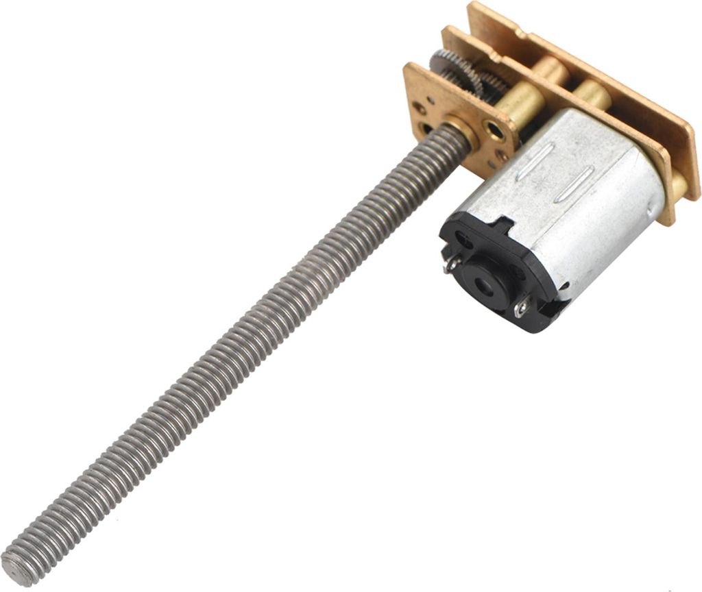 1024GA20 DC 6V/12V Gewinde-Wendegetriebemotor N20 M4 x 55mm Welle (6V 30RPM)
