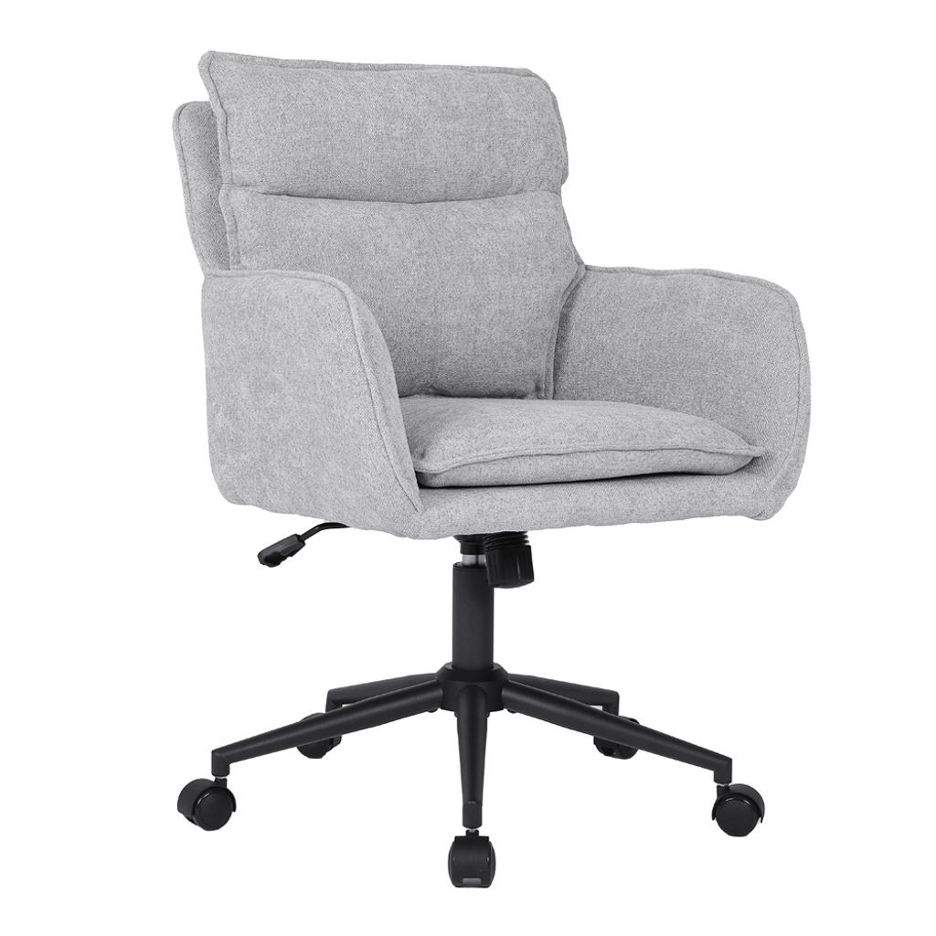 HOME DELUXE Bürostuhl CORA 100 x 60 x 70 cm  Webstoff Grau Produktbild 