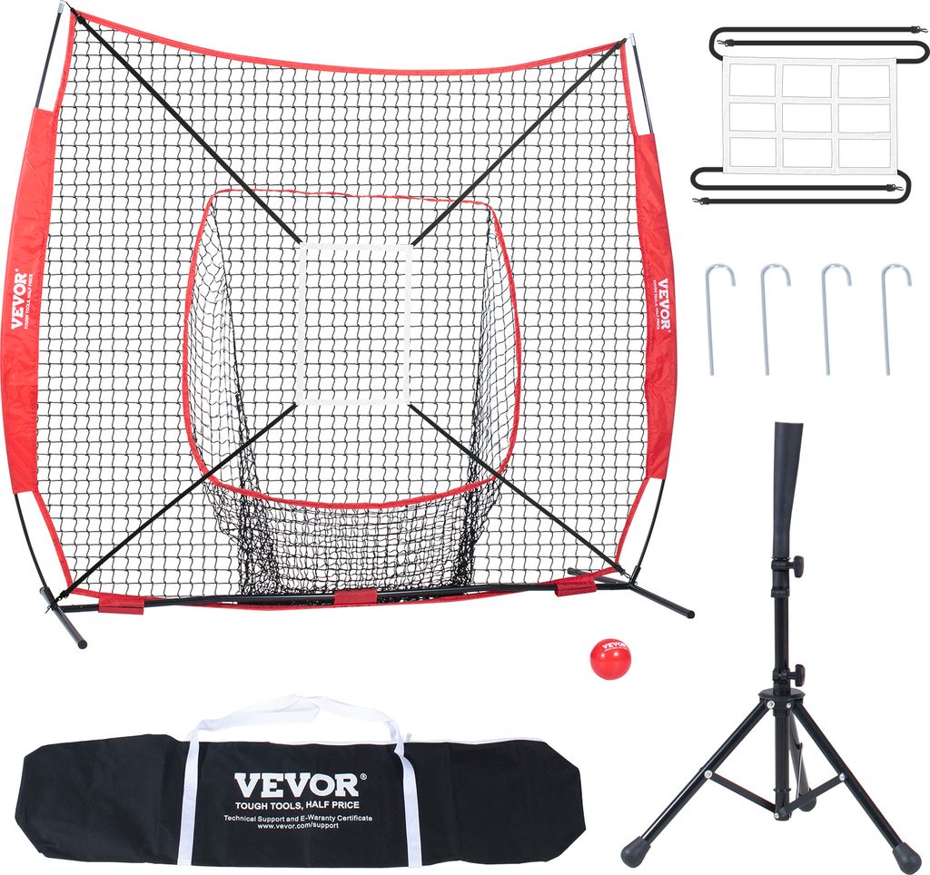 VEVOR 244 x 106 x 211 cm rete per allenamento baseball Immagine del prodotto 