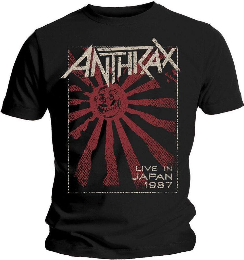 Anthrax - "Live In Japan" T-Shirt für Herren/Damen Uni RO6254 (M) (Schwarz)