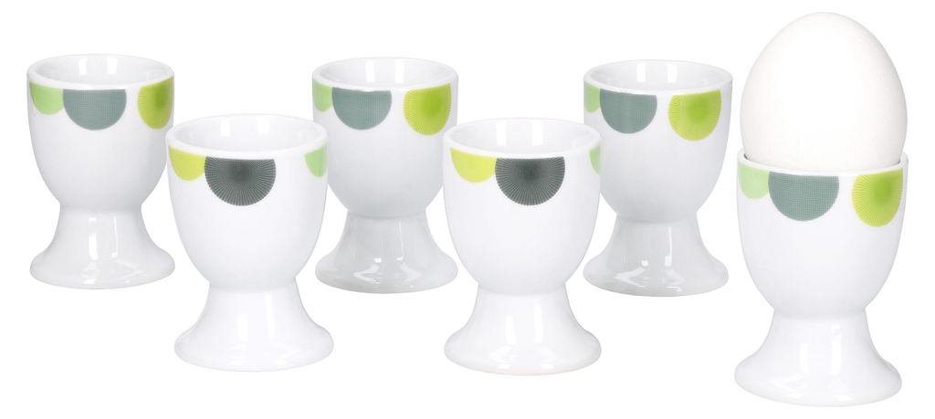 6er Set Eierbecher Rondo rund Becher Ø5cm Eierständer Egg Produktbild 