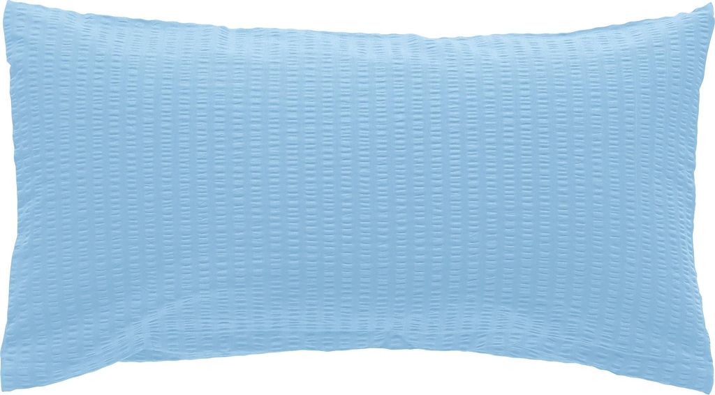 Erwin Müller Kissenbezug Rosenheim" blau 40x80 cm"